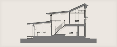 浜松市エコハウスモデル住宅/きづきの家の設計図