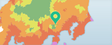 小水力発電のまちのエコハウスの場所